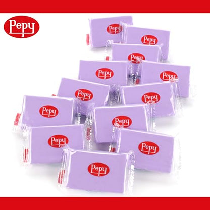 Pepy Plastilina Reusable and Non-Drying Modeling Clay; Set of 24 Bars, 1.4 Ounce Each, Perfect for Arts and Crafts Projects, Purple - color: Purple