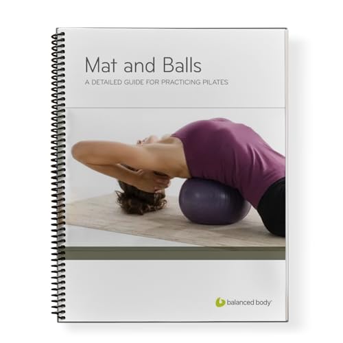 Balanced Body Mat and Ball Guide, Ball and Mat Pilates Guide for Workout Equipment, Exercise Manual for Home Gym or Studio Use - size: Mat and Ball