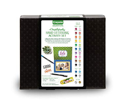 Crayola Signature Crayoligraphy Hand Lettering Art Set, Gift for Teens, Mothers Day Gifts, Age 14+