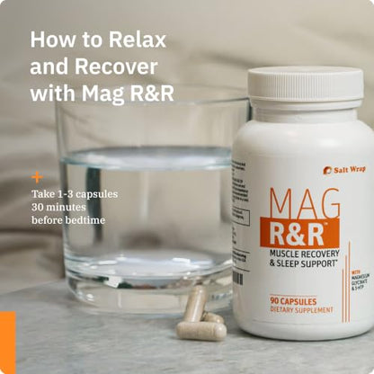 SaltWrap Mag R&R Nighttime Muscle Cramp Relief, 90 Caps