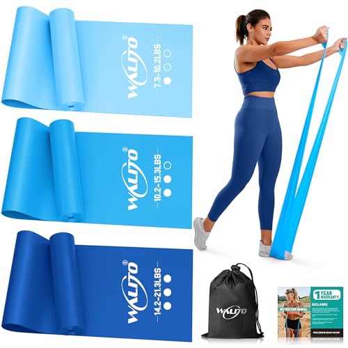 Resistance Bands for Working Out, Stretch Bands for Exercise, Yoga, Pilates - color: 2.Blue, size: 6FT