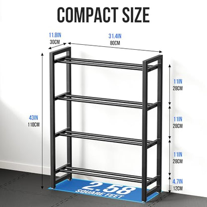 3 Tier Dumbbell Rack, Weight Rack for Home Gym - size: 4 Tier