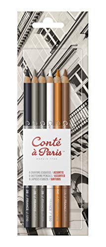 Conté à Paris 6-Count Sketching Pencils Set
