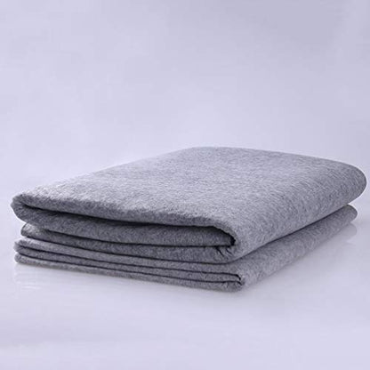 Healifty Chinese Calligraphy Mat Sumi Drawing Painting Felt Desk Pad Mat (Grey)