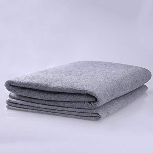 Healifty Chinese Calligraphy Mat Sumi Drawing Painting Felt Desk Pad Mat (Grey)