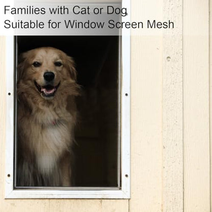36 in x 50 ft Fiberglasss Window Screen Mesh,Replacement Screen Roll High Visibility Durable Screens,Easy to DIY Repair or Rescreen for House Windows,Patio,Porch,Sliding Door - size: 36inch*50ft