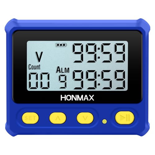 8200 Interval Timer and Stopwatch, Backlight, USB-C Charged, Clock