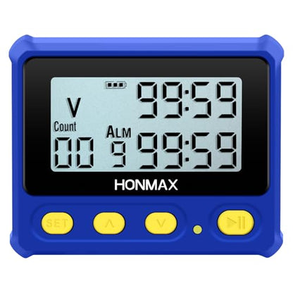 8200 Interval Timer and Stopwatch, Backlight, USB-C Charged, Clock