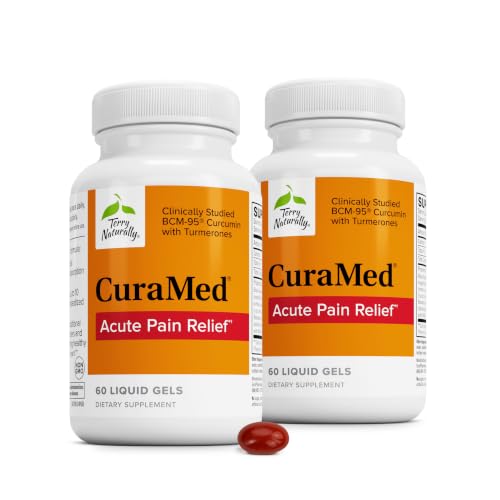 Terry Naturally CuraMed Acute - Muscle Soreness & Pain Relief - 120 Count - size: 60 Count (Pack of 2)