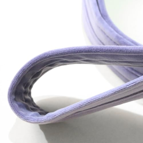 8.2ft 2.5m Aerial Straps Ropes Yoga Aerial Acrobatics Body Aerial Loop Trapeze Circus Apparatuses Equipment Three-Layer Straps 1 pairs - color: Light Purple