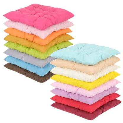 16 Pcs Square Floor Cushions for Classroom 15.7" Large Meditation Cushion Flexible Seating Floor Cushions Floor Pillows for Kids Sitting Pillows for Adults Yoga Living Room Chair Tatami Balcony