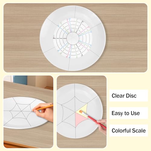 GeryVtee Pottery Trimming Spinner Pottery Trimming Tools Rotary Disc Mini Pottery Wheel Clay Tools for Potters and Clay Artists（(Large+Small）