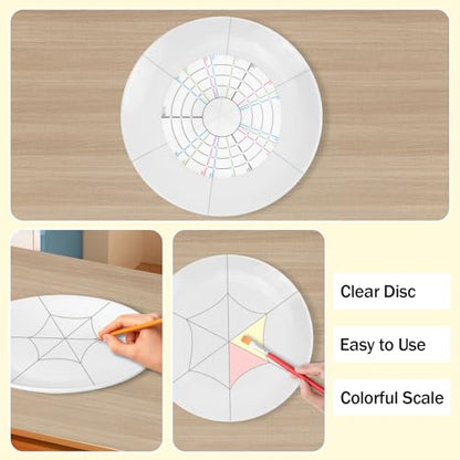 GeryVtee Pottery Trimming Spinner Pottery Trimming Tools Rotary Disc Mini Pottery Wheel Clay Tools for Potters and Clay Artists（(Large+Small）