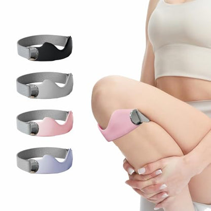 2Pack Silicone Knee Brace for Women - Running Gear,knee Support,release Pain Relief,Non-Slip Patella Band,running Accessories(Pink) - color: Pink