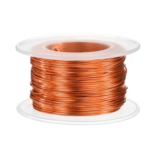 HARFINGTON 20 Gauge Aluminum Craft Wire 0.8mm 98.5ft Flexible Bendable Anodized Metal Jewelry Sculpting Wire for Jewelry Making Modelling Craft DIY, Orange - color: Orange, size: 30M x 0.8mm