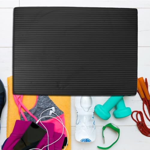 Mipcase Balance Yoga Mat Exercise Gymnastics Physical Therapy Balance Pad Workout Pilates Mat Balance Foam Pad - color: Black