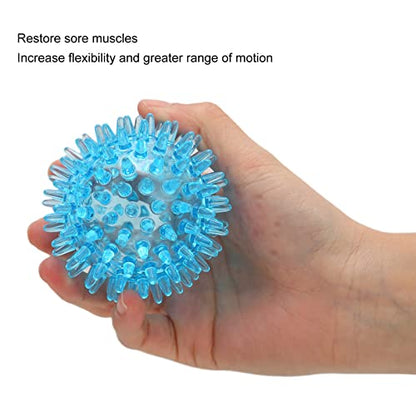 Spiky Massage Ball, Massage Roller Spiky Ball for Hand Wrist Stress Relief (7CM) - size: 7CM