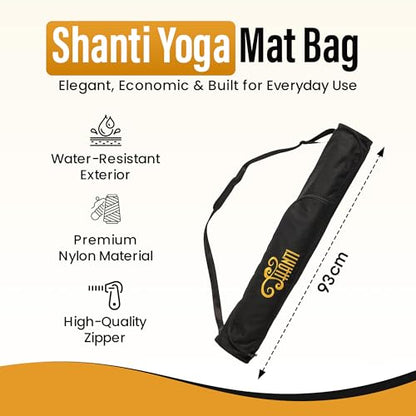 Shanti Diamond Series Yoga Mat Carrying Bag, 93cm Long.