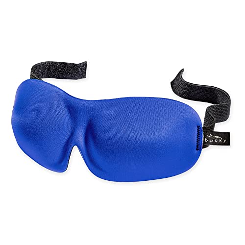Bucky 40 Blinks No Pressure Eye Mask for Travel & Sleep - color: Sailor Blue