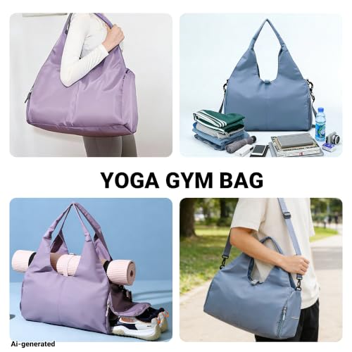 Yoga Mat Gym Bag - color: Purple