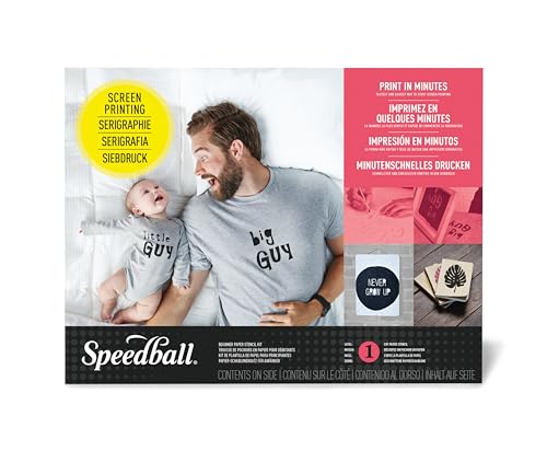 Speedball Paper Stencil Beginner Screen Printing Kit, 045061