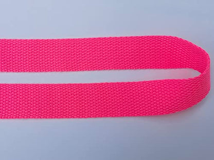 1 Inch Cotton Webbing 10 Yards Cotton Strap for Tote Canvas Bags Crafts Sewing (2075 Hot Pink) - color: 2075 Hot Pink