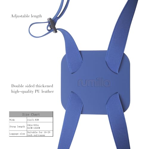 Luggage Straps for suitcases，Luggage Straps Bag Bungee， LAdd a Bag Easy to Travel Suitcase Elastic Strap Belt (Blue Luggage strap-1PCS) - color: Blue luggage strap