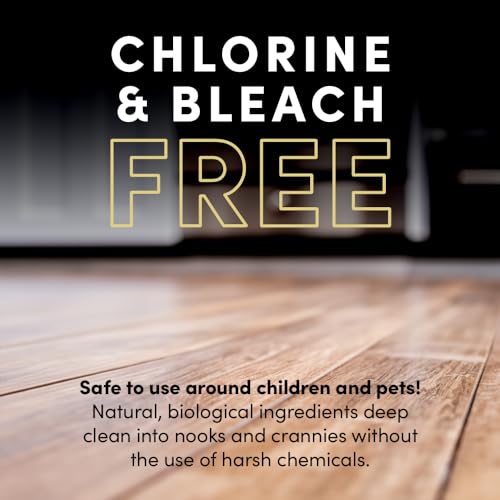 Clean Revolution SuperCharged All Purpose Cleaner Refill with Smart Probiotic + Enzyme Complex, Multi-Surface Kitchen Bathroom & Floor Cleaner, Fragrance Free, 18 Fl Oz (Pack of 1) - size: 18 Fl Oz (Pack of 1)