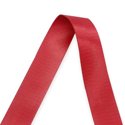 1 1/2" Red Nylon Webbing 12yds for Bag Straps Crafts - color: Red