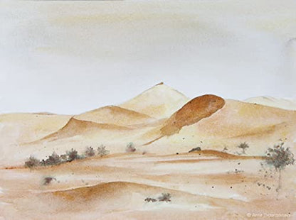Schmincke - HORADAM® AQUARELL, Super Granulation, 14 925 001 Desert Grey, 5 ml tube, very strong granulating tones, finest, super granulating watercolors - color: 925 desert grey