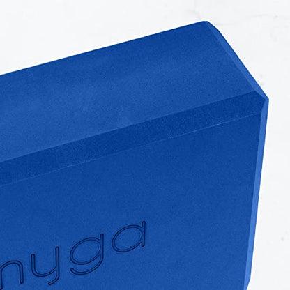 MYGA Yoga Block,Lightweight EVA Foam Yoga Brick,High Density Non-Slip Block for Yoga Poses, Pilates, Balance and Flexibility - color: Royal Blue, size: One Size