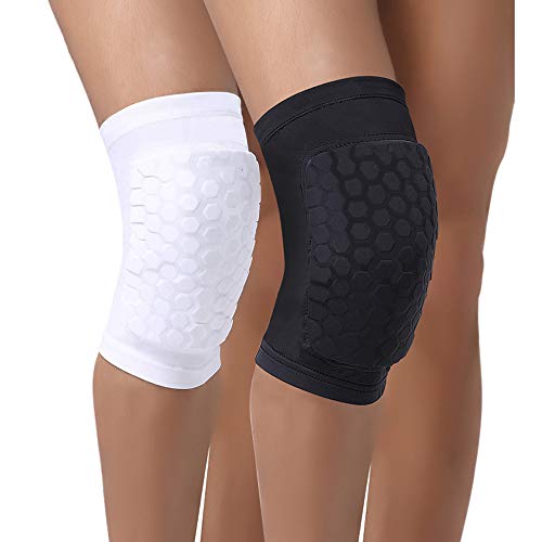 PISIQI Compression Collision Avoidance Knee Sleeve - color: White, size: X-Large