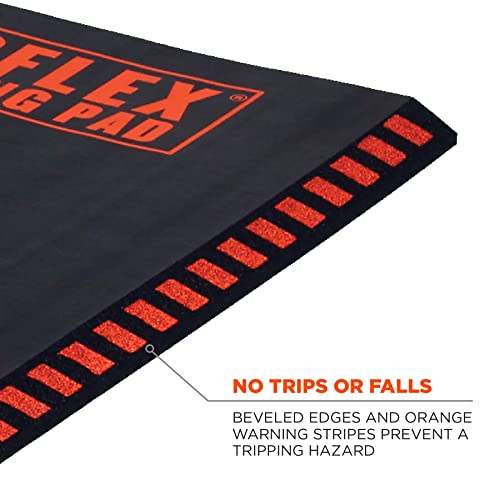 Ergodyne ProFlex 390 Kneeling Pad, Foam Knee Cushion, Water Resistant Kneeling Mat, 18" x 36" x 1", Black, XL - color: Black, size: X-Large