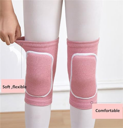 YYaaloa Knee Pads Sponge Knee Brace Breathable Flexible Elastic Knee Support for Volleyball, Dancing, Football, Yoga, Basketball, and Skating (Dark Pink 1Pair, Medium) - color: Dark Pink 1Pair