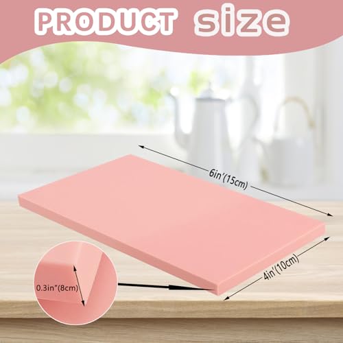Linoleum Blocks for Printmaking, Pink Rubber Stamp Carving Blocks Rubber Carving Blocks Linocut Block for Stamp Maker Printmaking Supplies (Pink - 6 Pack) - color: Pink - 6 Pack