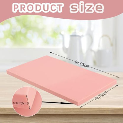 Linoleum Blocks for Printmaking, Pink Rubber Stamp Carving Blocks Rubber Carving Blocks Linocut Block for Stamp Maker Printmaking Supplies (Pink - 2 Pack) - color: Pink - 2 Pack