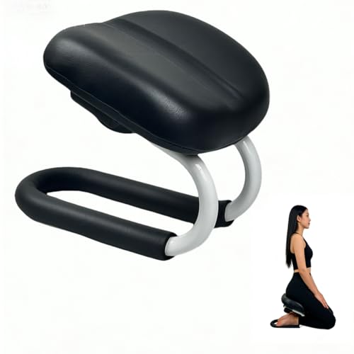 Meditation Bench,Adjustable Metal Kneeling Chair,Non-Slip Meditation Chair with Cushion,Ergonomic Meditation Chairs or Yoga Stool, Seiza Chairs for meditations, Home Studios, Yoga Rooms.