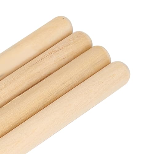 Stamp Carving Tools 4PCS Rubber Wood Carving Knife Tools | Rubber Carving Tools, Linocut Tools with Wooden Handle for Rubber Stamps 5.3 Inch Length