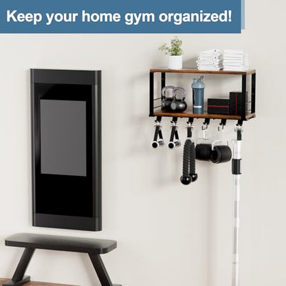 TJ.MOREE 2 Tier Floating Shelf Compatible with Tonal Accessories Wall Mount