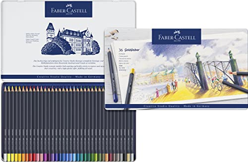 Faber-Castell Creative Studio Goldfaber Color Pencils (36 Count) - size: 36 Count (Pack of 1)