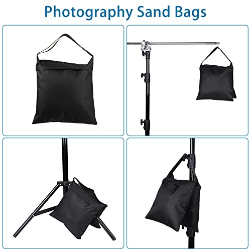 Nuogo Photography Sandbags Heavy Duty Weight Bags - color: Black