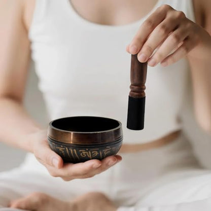 singing bowl (Black 3.15 inch set) - color: Black 3.15 inch set