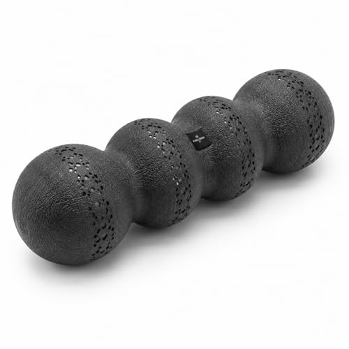 Double Peanut Massage Roller for Deep Tissue Relief, Spinal Alignment Gap, Micro-Perforation Texture, Targets Back, Neck & Legs
