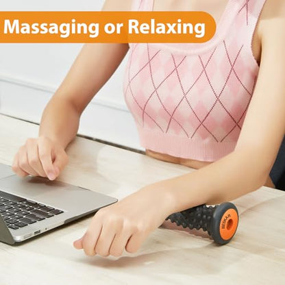 BESKAR Foot Massager Roller for Plantar Fasciitis Relief - color: Black