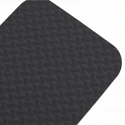 Yoga Knee Pad and Elbow Cushion, Knee Cushion Mat for Floor Exercise Home Workout - color: Black