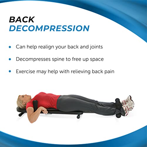 Stamina Products InLine Back Stretch Bench System, Blue Gray