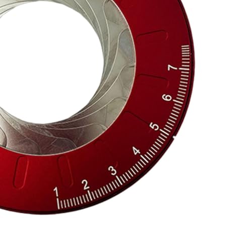 Gralara Circle Drawing Tool Tools Adjustable Circle Drawing Ruler for Drafting, Red - color: Red