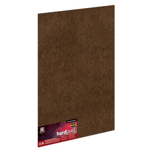 Ampersand Museum Series Hardbord for Painting and Mounting, 1/8 Inch Depth, 24X36 Inch (AMHB24) - color: 1/8 Inch Depth, size: 24X36