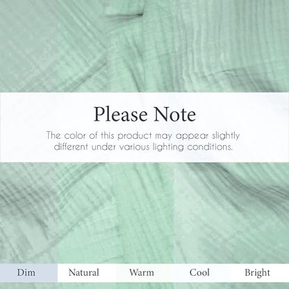 Salt Earth 100% Cotton Gauze 80"X90" Queen 4 Layered Blanket- Jadeite | Premium Muslin Blanket for Couch,Bed,Living,Summer Lightweight, All Seasons Blankets & Throws, Boho,Travel & Skin Friendly - color: Jadeite, size: 80"X90" Queen