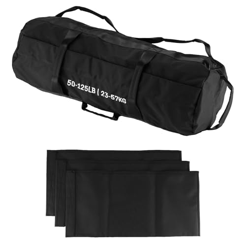 GarveeLife Workout Sandbag Unfilled - 5-200 LBS Heavy Duty Fitness Sandbag for Strength Training, Core & Full-Body Exercises | Adjustable Weight Home Gym - size: 72-125 LB